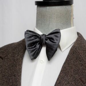 Men's Self-tied Bow Tie Big Butterfly Bow tie Gray S699